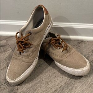 Tommy Hilfiger Tan Canvas Sneakers